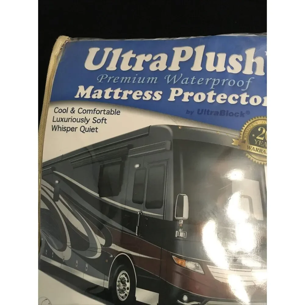 Ultra Block Ultra Plush RV King Waterproof Mattress Pad 72